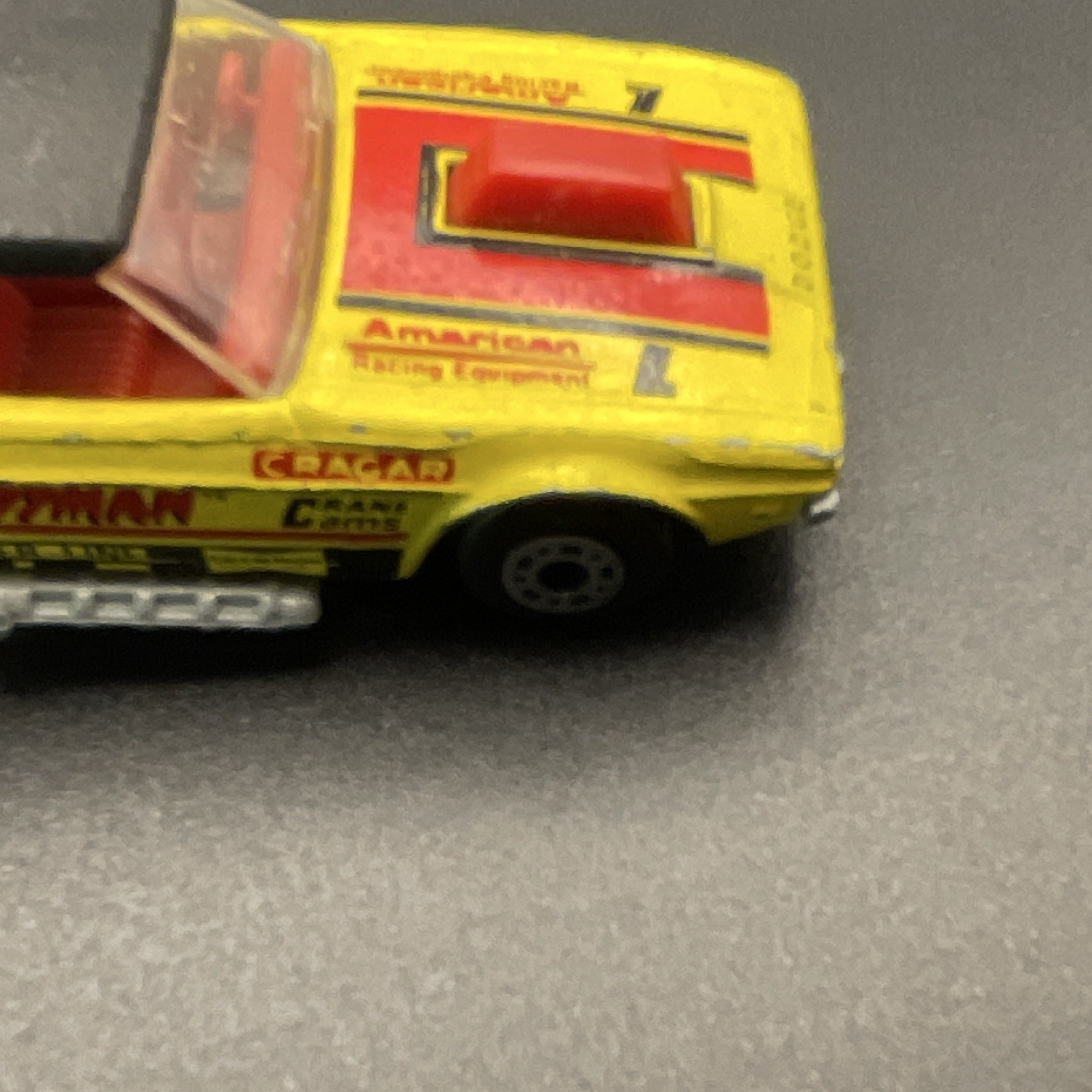 1975 Matchbox Superfast No. 1 Toyman Dodge Challenger Yellow 1:64 Loose