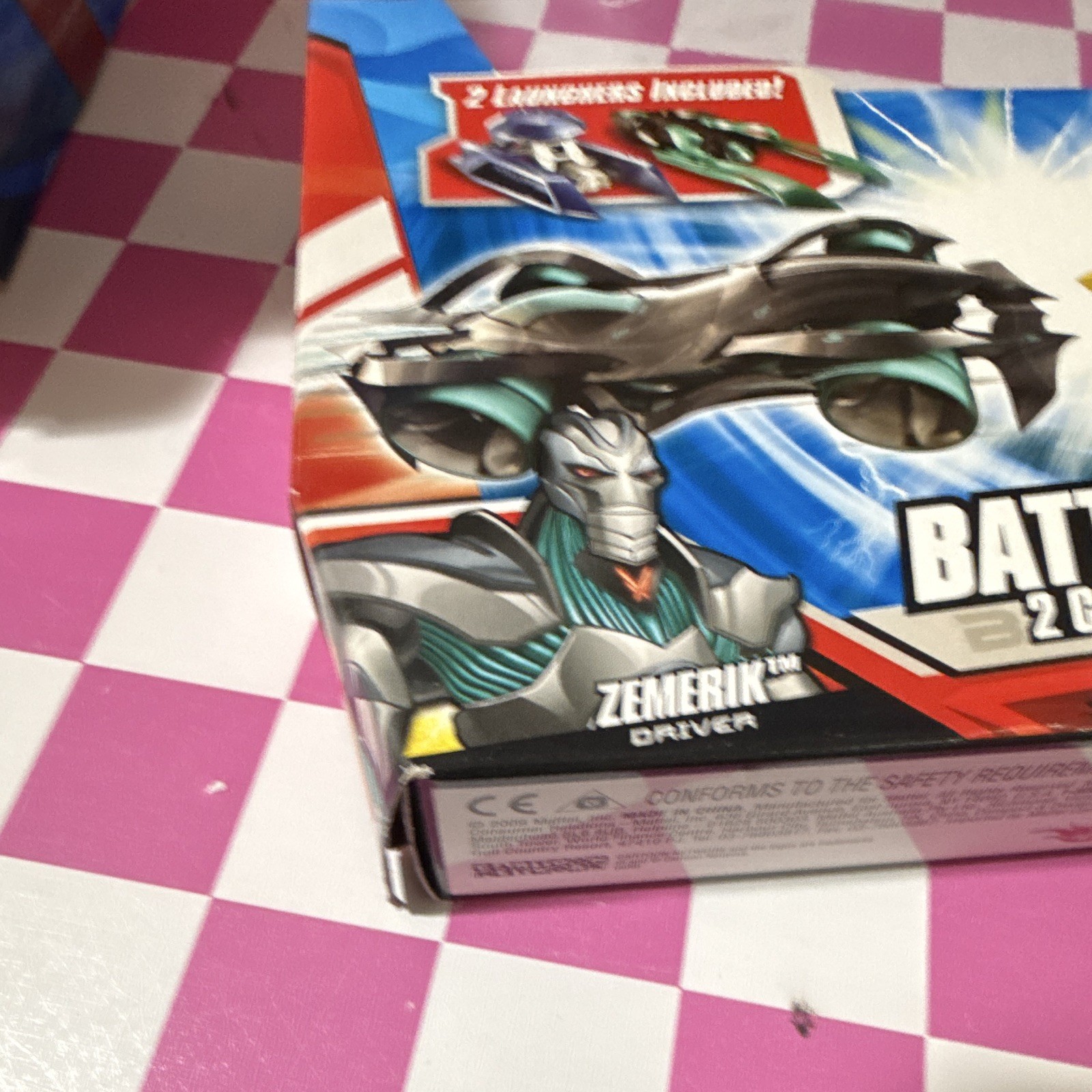 Hot Wheels Battle Force 5 Battle Pack 2 Cars + 2 Launchers Unopened Box