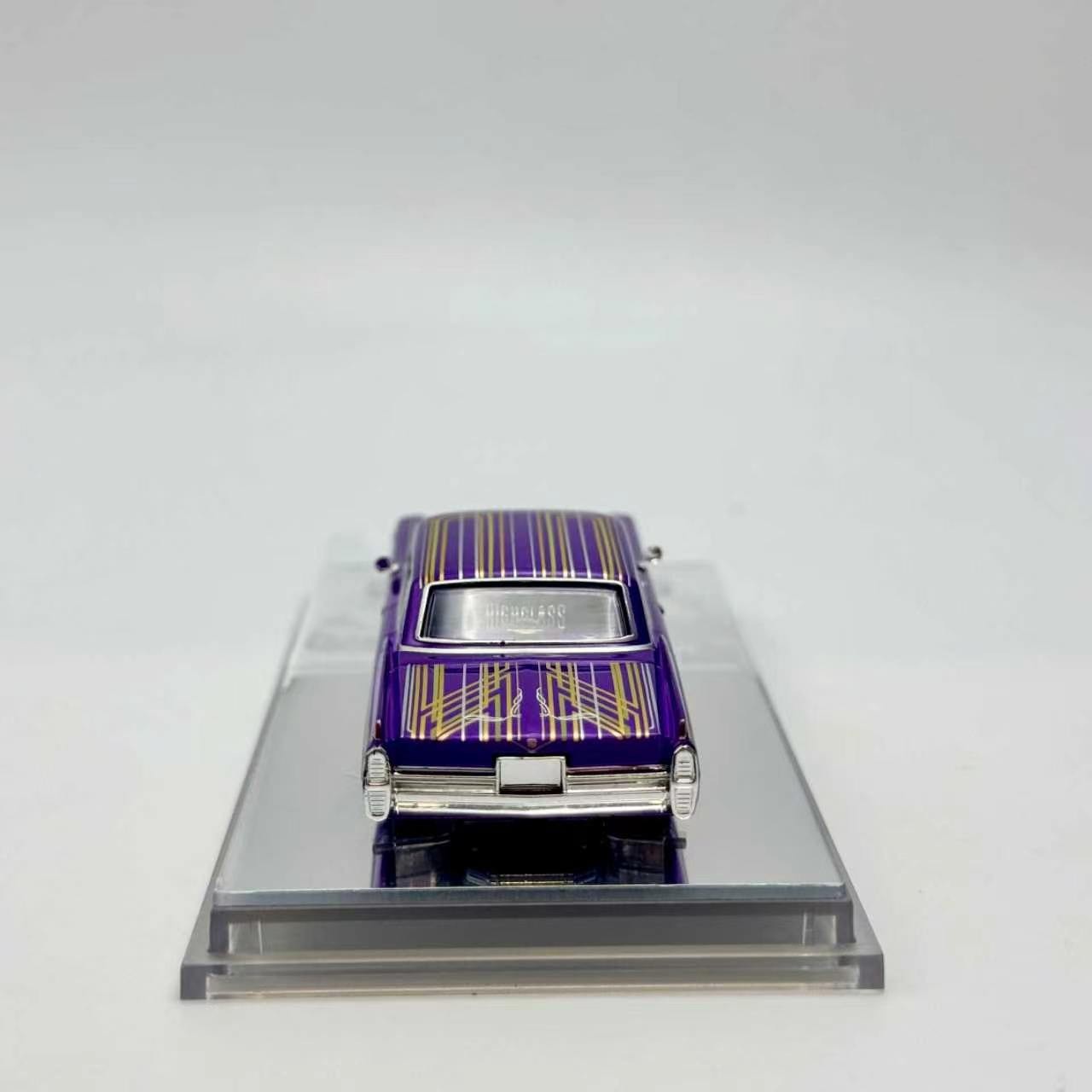 97M 1:64 1964 Coupe Coupe DeVille LowRider Diecast Model Car