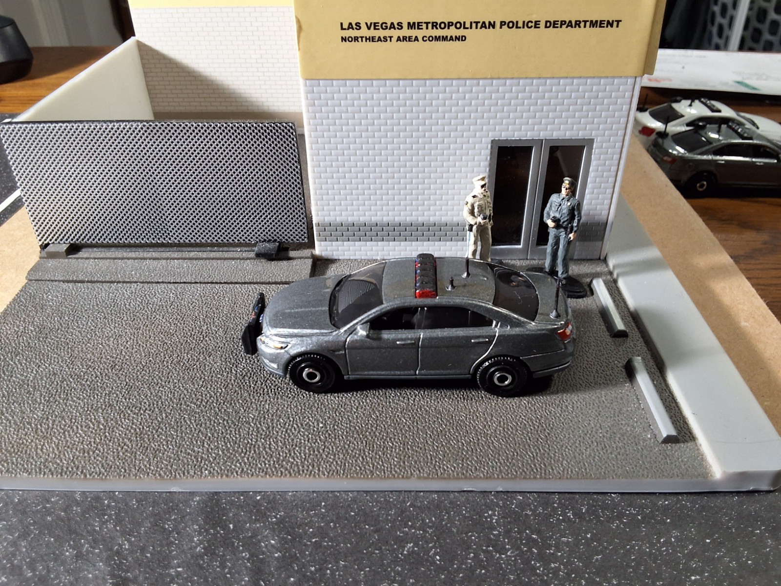 MATCHBOX POLICE FORD TAURUS INTERCEPTOR GRAY CUSTOM UNMARKED BLANK UNIT
