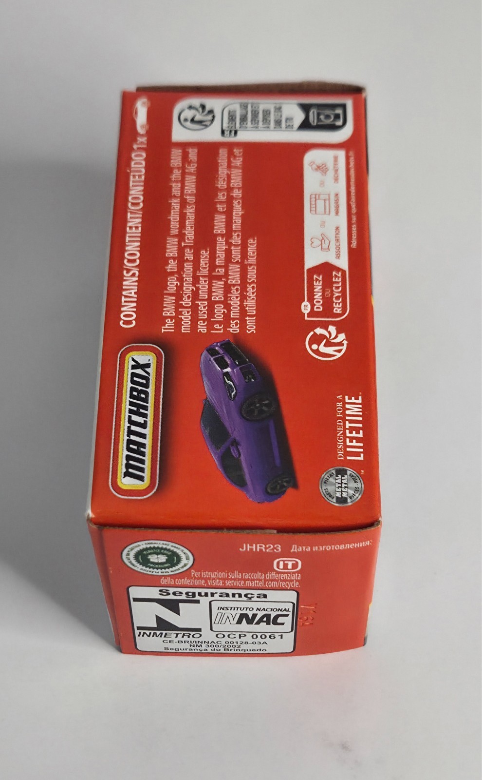 2023 BMW M2 70/125 Matchbox 2026 POWER GRABS JHR23 MBX Roadtrip purple