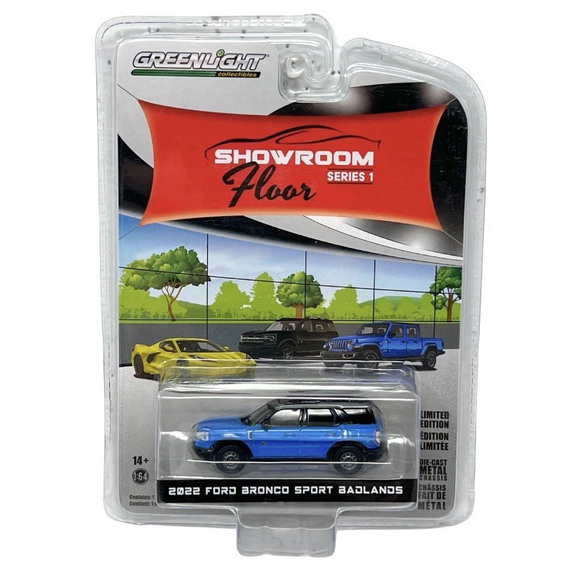 Greenlight Showroom Floor Series 1 2022 Ford Bronco Sports Badlands 1:64