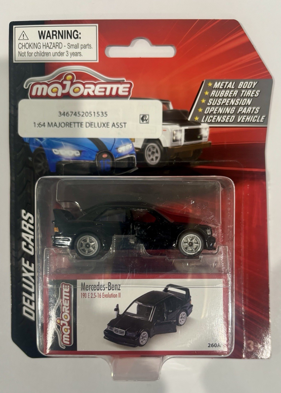 Majorette Deluxe Cars Lot Of (8)-Brand New With MINT/NM Cards & Packaging