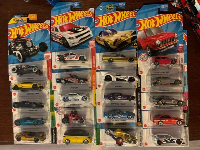 ✅New HOT WHEELS! 20 Car Lot Mixed Mainlines! Target Red Editions, Exotics, More!