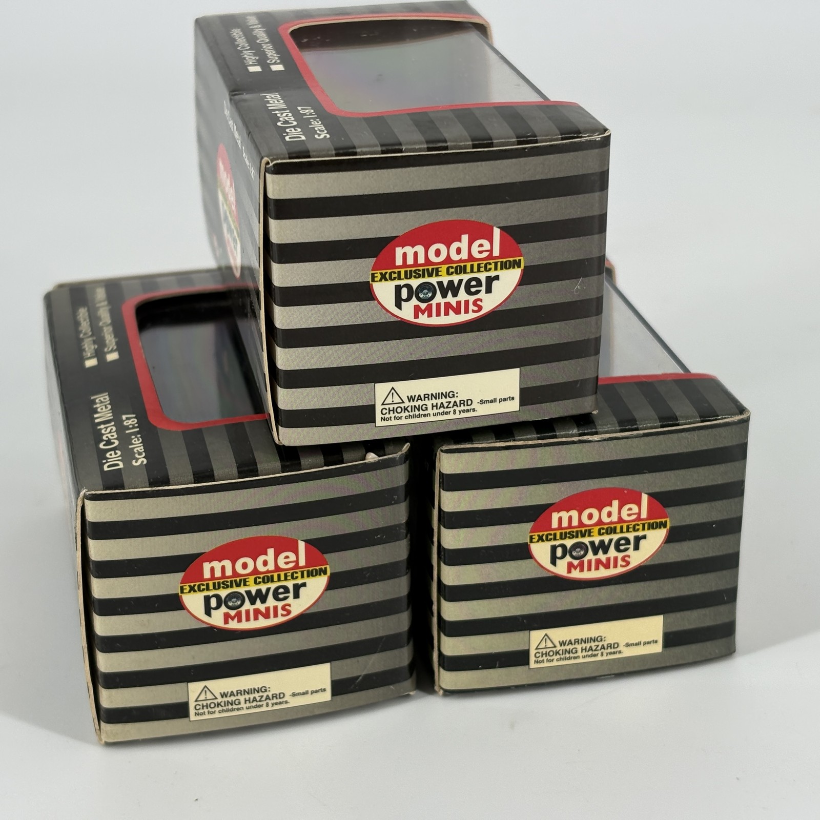 Model Power Minis 1:87 Diecast Exclusive Collection Set Ford Mustang Thunderbird