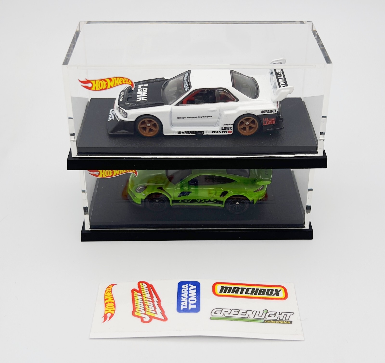 Super Mini Wheels 1:64 Acrylic Display Case Showcase – for Hot Wheels , Mini GT