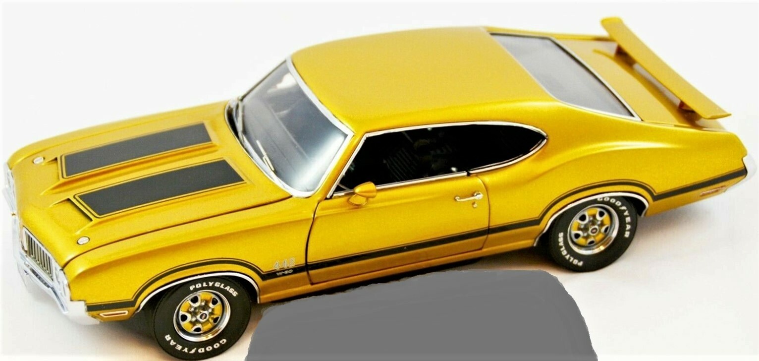 Oldsmobile 442 OLDS Built Muscle Race Classic Car Model Hot Rod Carousel GO1 24