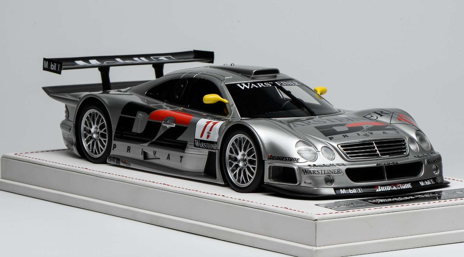 1/18 IVY Models Mercedes CLK GTR from 1997 FIA GT series car #11 leather AB619