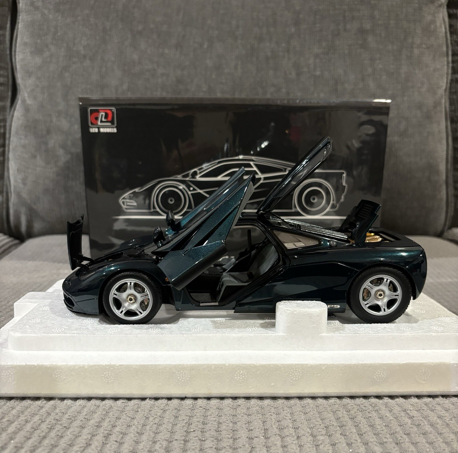 1/18 LCD McLaren F1 XP5 (Dark Green Metallic)Diecast Limited Production In Stock