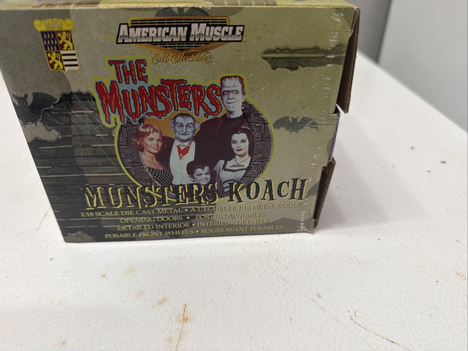 ERTL American Muscle the Munsters Koach 1/18 Scale Black, 2002