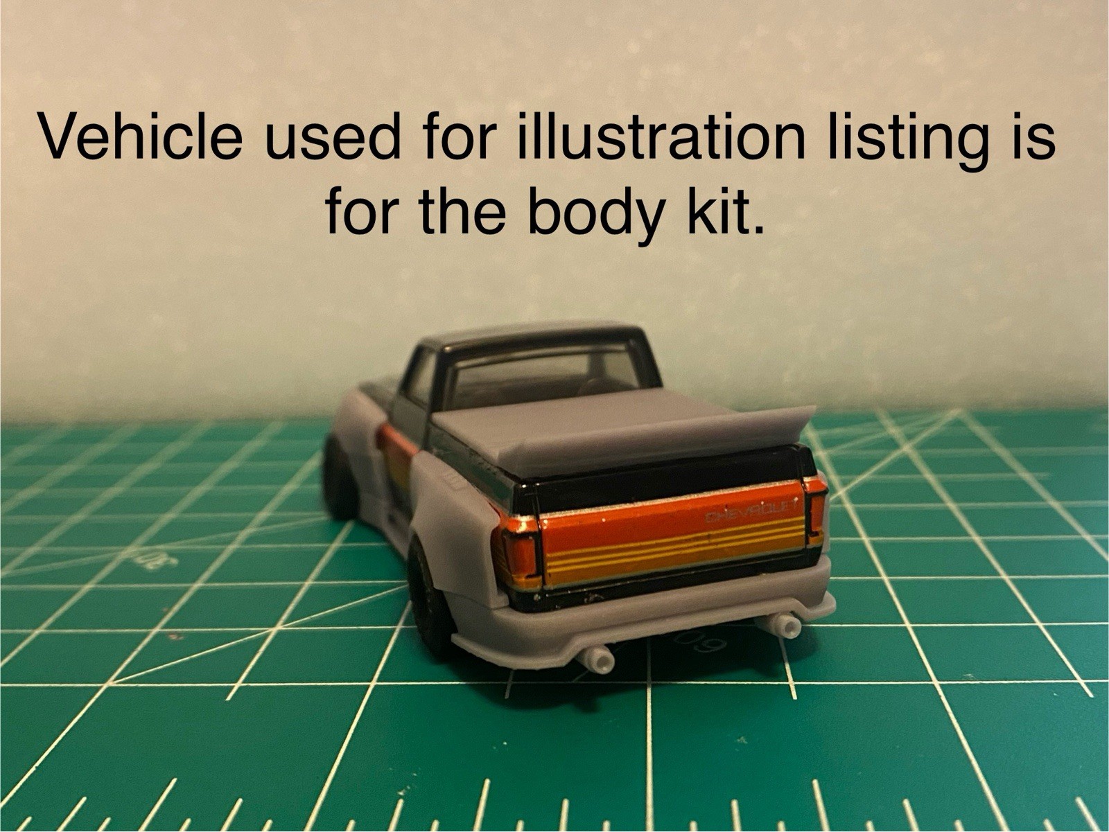1/64 Scale Body Kit For Hotwheel 83 Chevy Silverado Diecast Custom Build