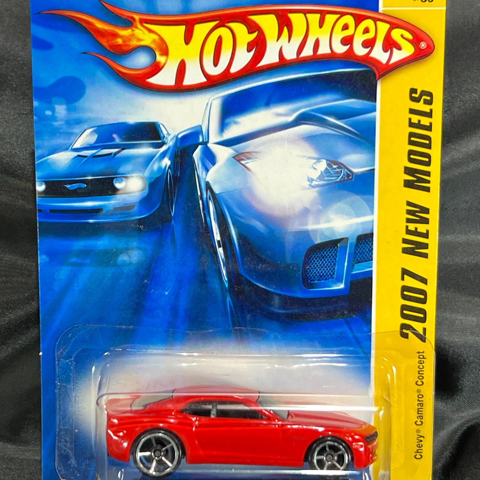 Hot Wheels 2007 New Models Chevy Camaro Concept Red Diecast Car #02 of 36