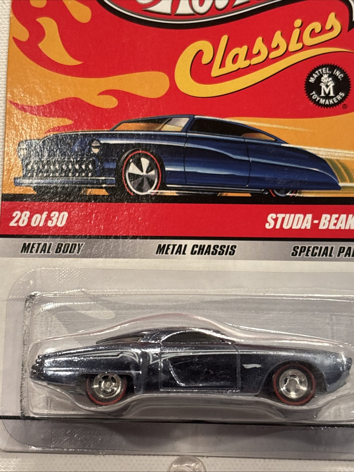Hot Wheels Classics Series 5 – Studa-Beaker in Steel Blue Chase With real riders