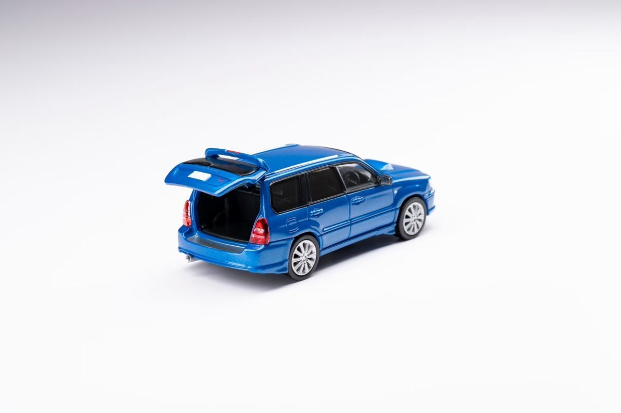 SUBARU FORESTER STI BLUE W/ ACCESSORIES 1/64 DIECAST CAR MODEL BY MODELMODEL MM
