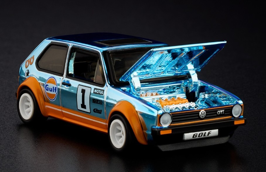 NEW Hot Wheels RLC Exclusive 1976 Volkswagen Golf Mk1 GTI GULF Racing DECO