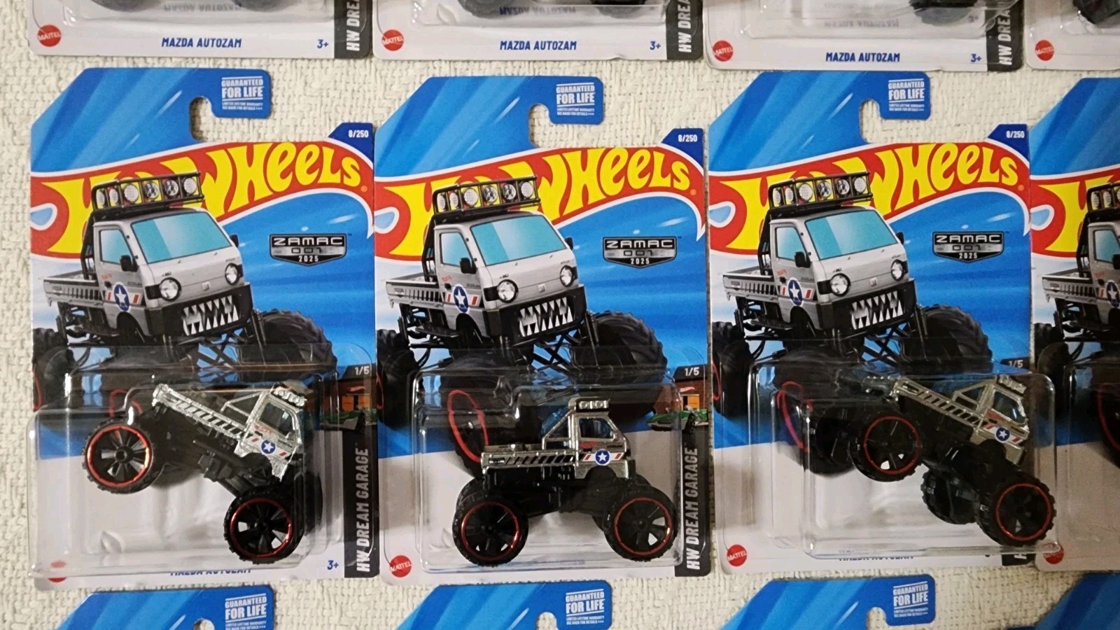 Hot Wheels 2025 Zamac Lot ; Custom ’53 Chevy & Mazda Autozam