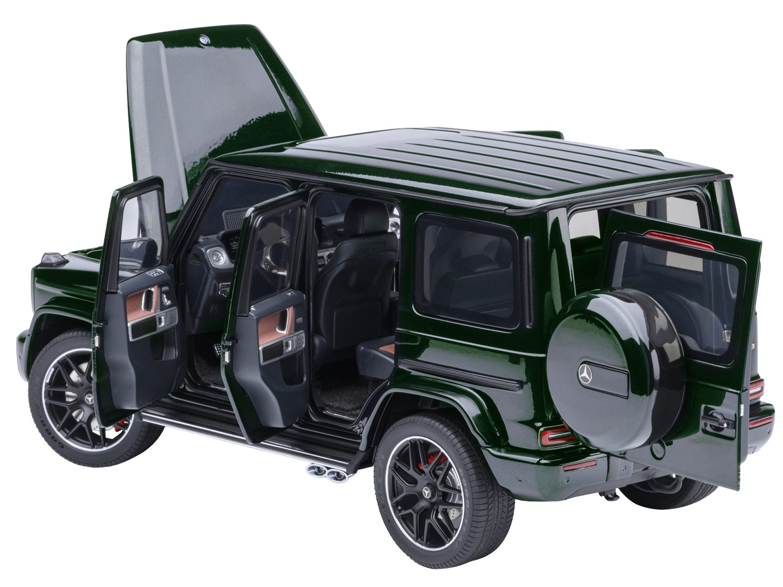2019 MERCEDES-BENZ AMG G63 EMERALD GREEN 1/18 MODEL CAR BY AUTOART 76355
