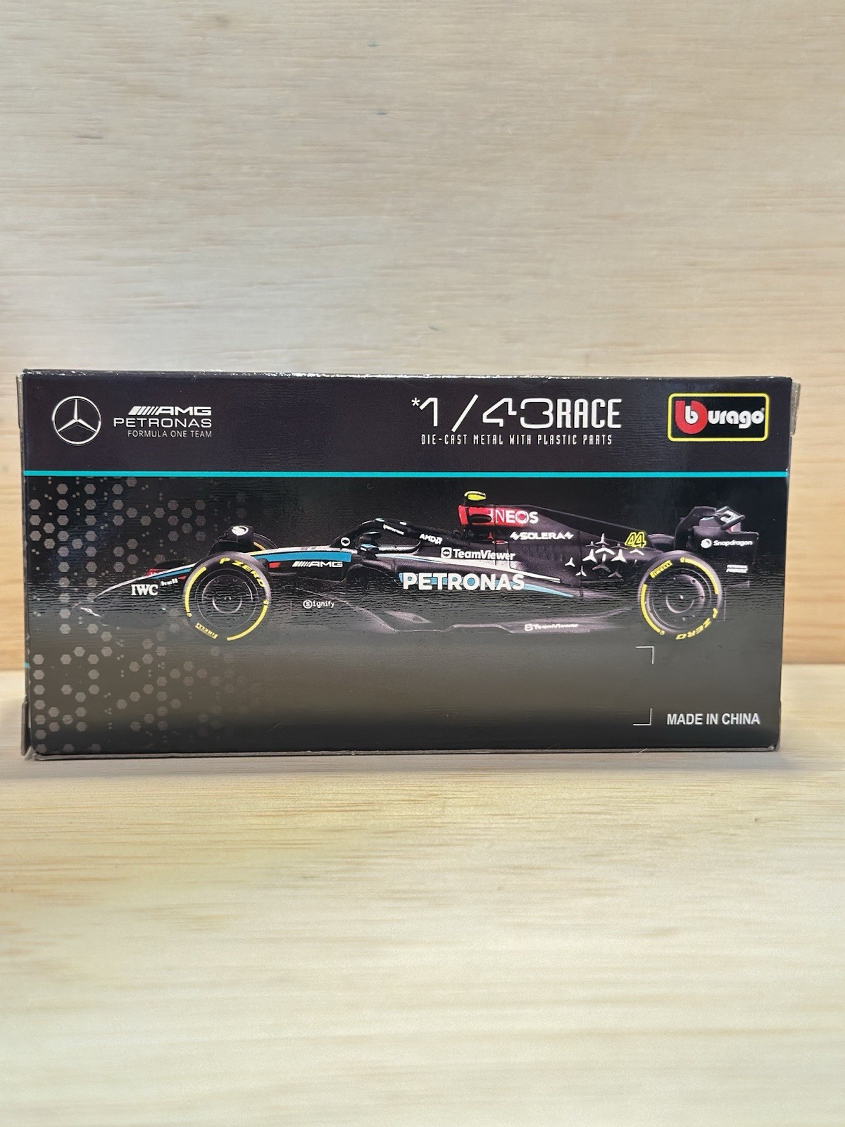 2024 #44 Lewis Hamilton Petronas Mercedes F1W15 1/43 Bburago Formula1 F1 Diecast