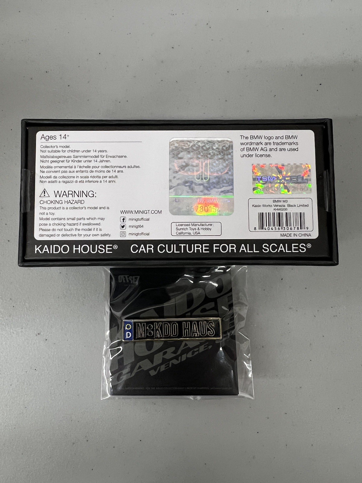 Kaido House BMW M3 Venezia BLKLTD KHMG200 XXX/200 W Euro Pin( You Choose Avail#)