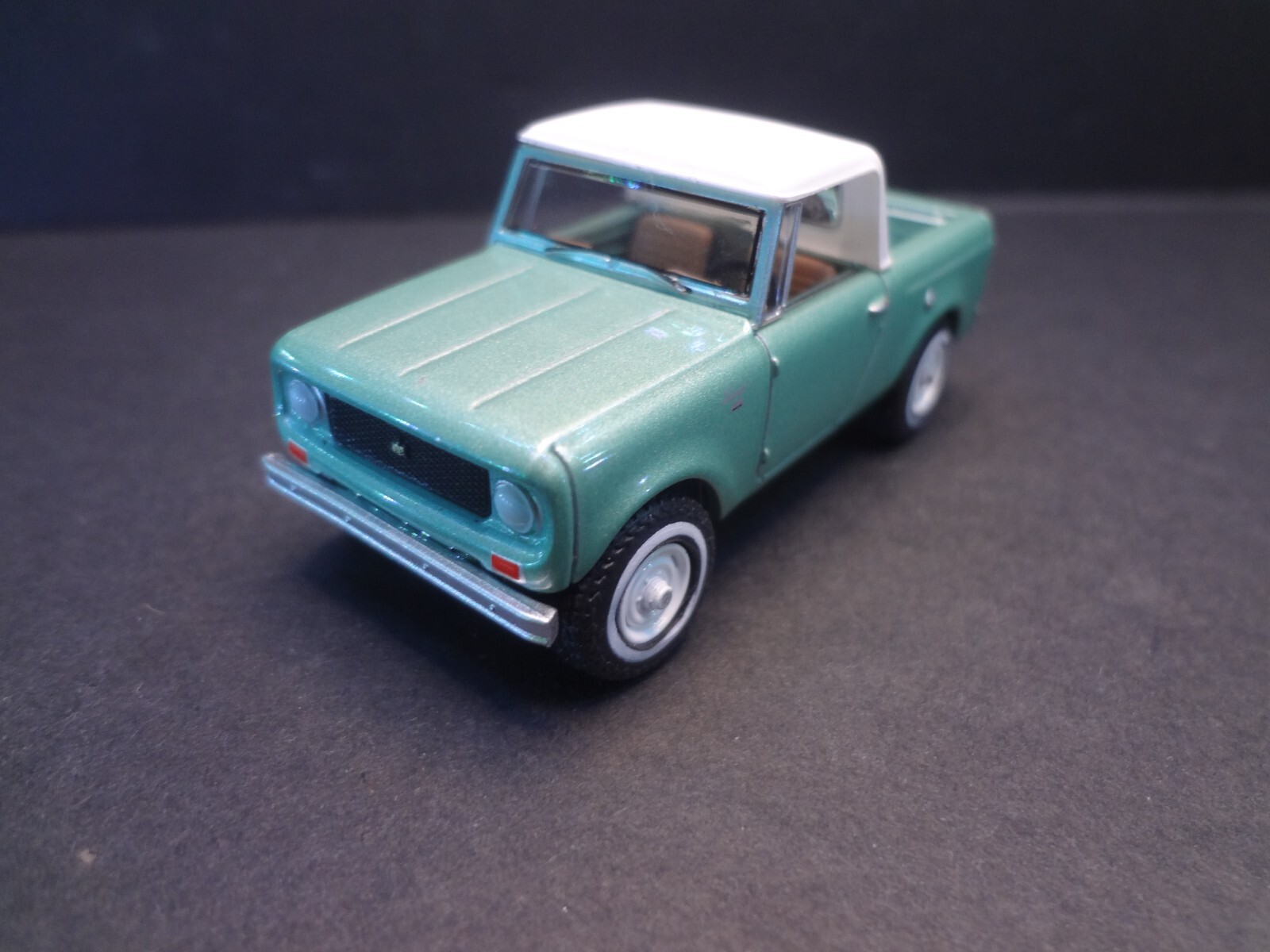 Greenlight 1965 Harvester Scout Half Cab Pickup w/ removable top – Loose 1:64