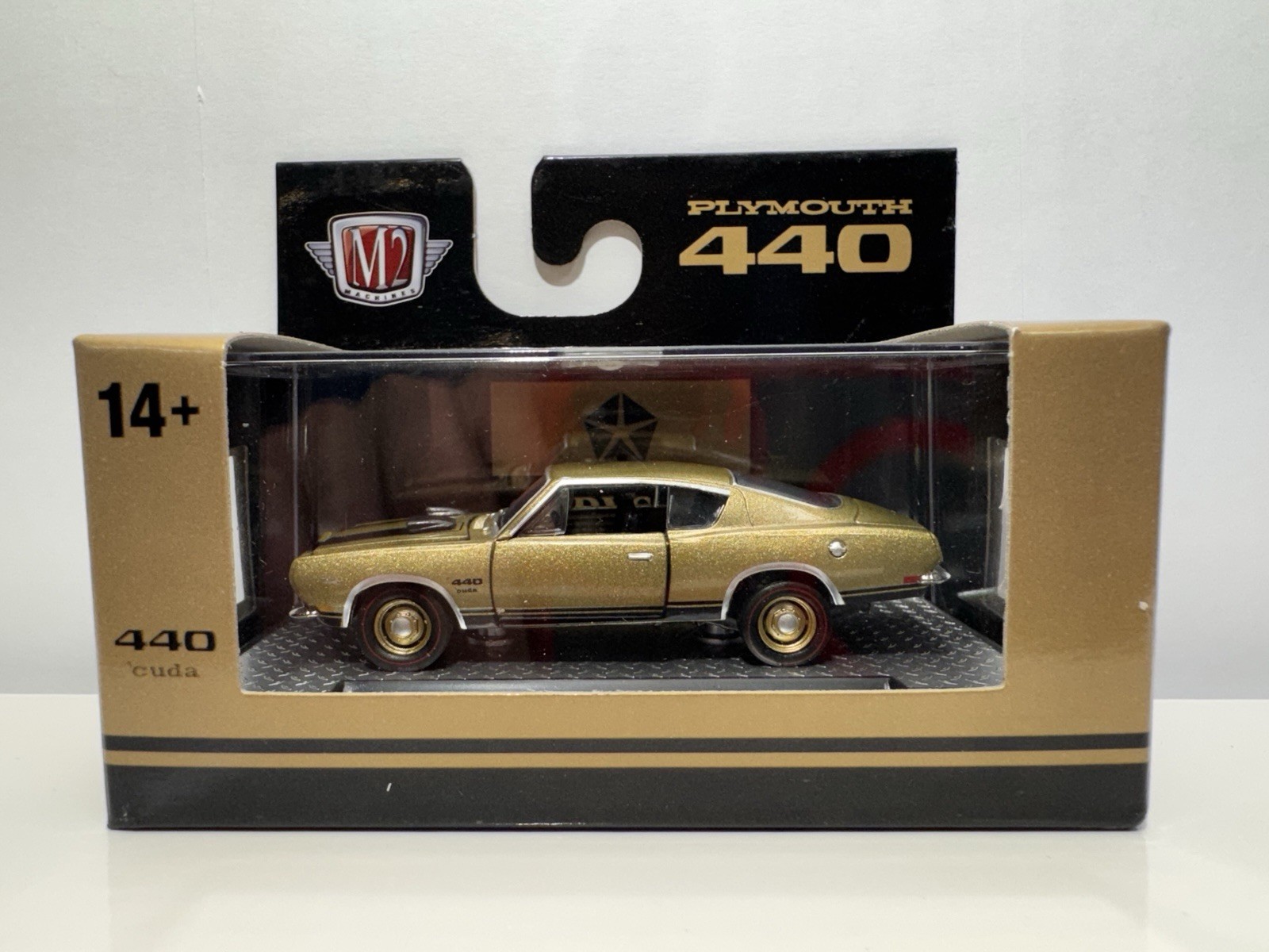 M2 MACHINES 1969 PLYMOUTH BARRACUDA 340 S144 6504 PCS (PR) FREE SHIP