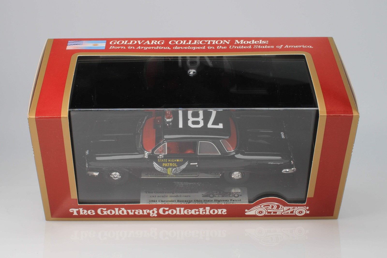 1961 Chevrolet Biscayne Ohio Hwy. Patrol 1:43 Goldvarg GC-097A