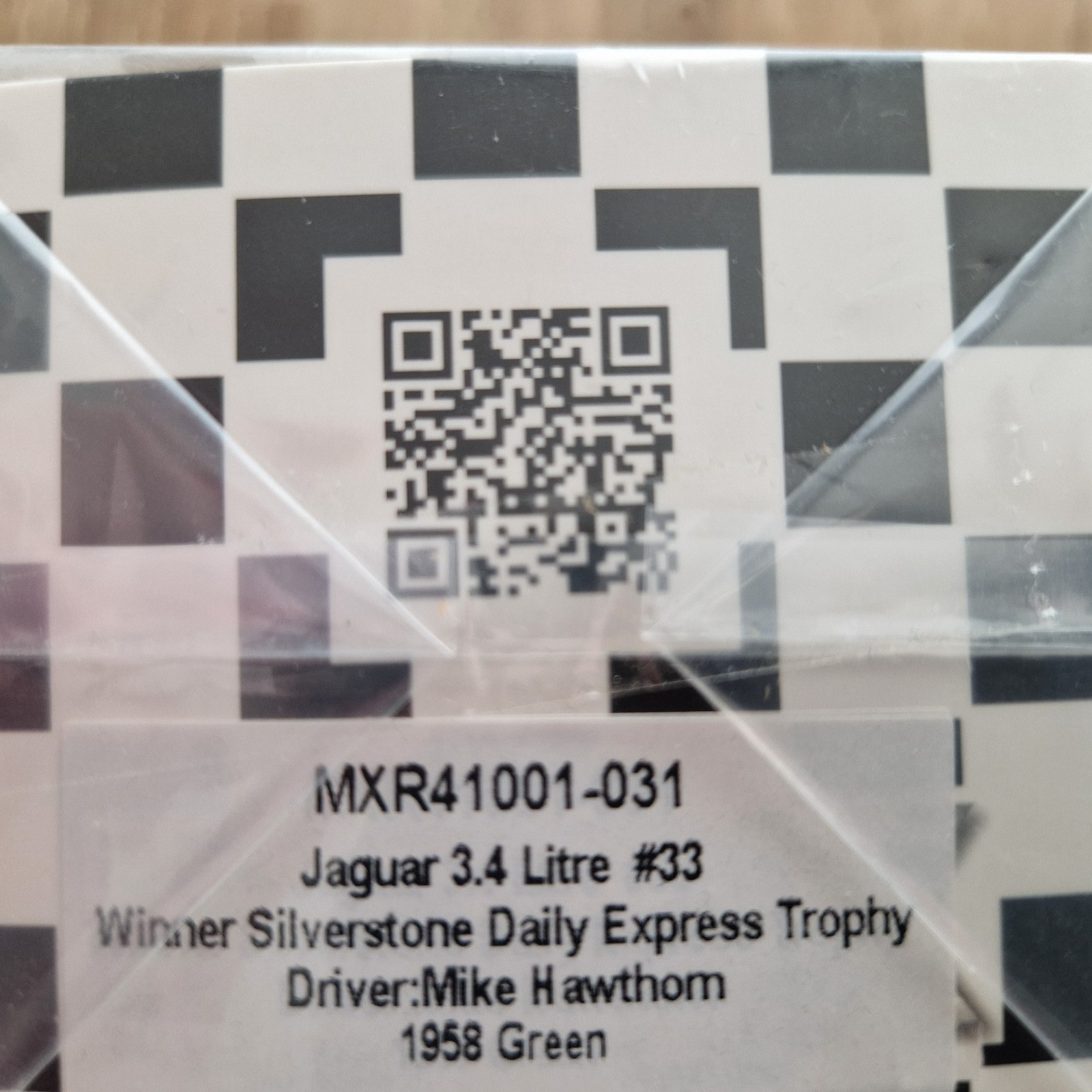 MATRIX MXR41001-031 Jaguar 3.4 Litre #33 Winner Silverstone Mike Hawthorn 1958