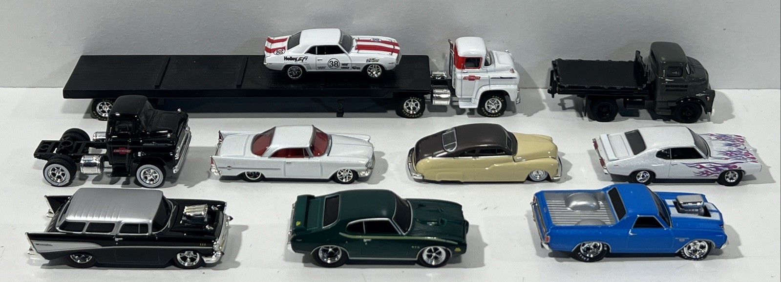 M2 Machines Loose Lot Of 10 1/64 GTO Semi Nomad El Camino & More