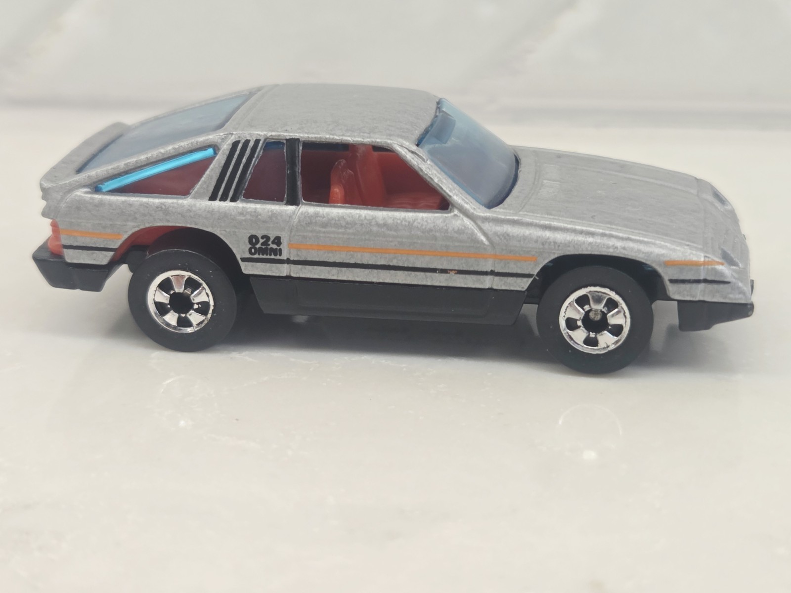 Hot Wheels Vintage Dodge Omni 024 Gray Blackwall Hong Kong Loose