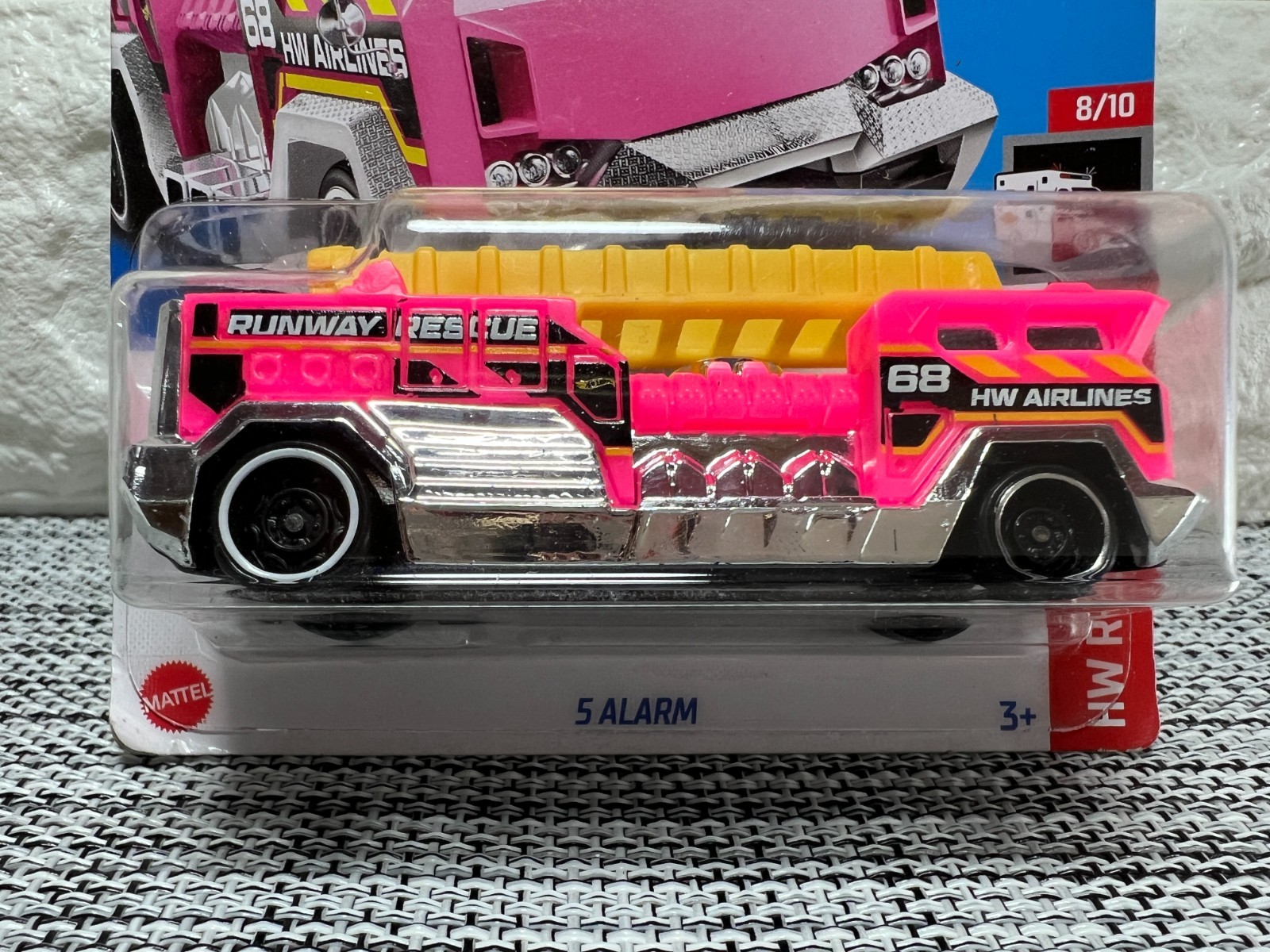 Hot Wheels HW Rescue 8/10 5 Alarm 230/250 Special Feature Pink
