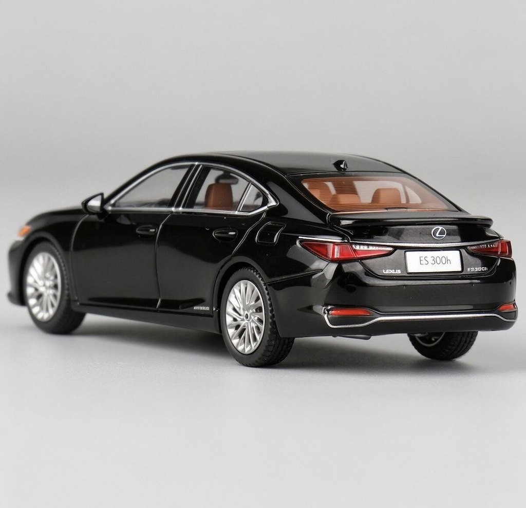 JKM 1:64 Black ES300h Luxury Sedan Sports Model Diecast Display Car