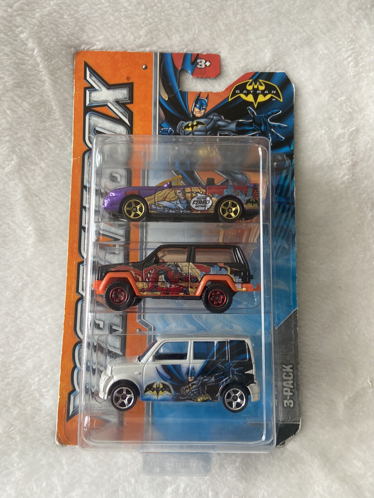 Matchbox~ 2012~ BATMAN ~ 3-Pack~ DC COMICS~ H.T.F.~1:64 Scale~ Brand New~ NM+