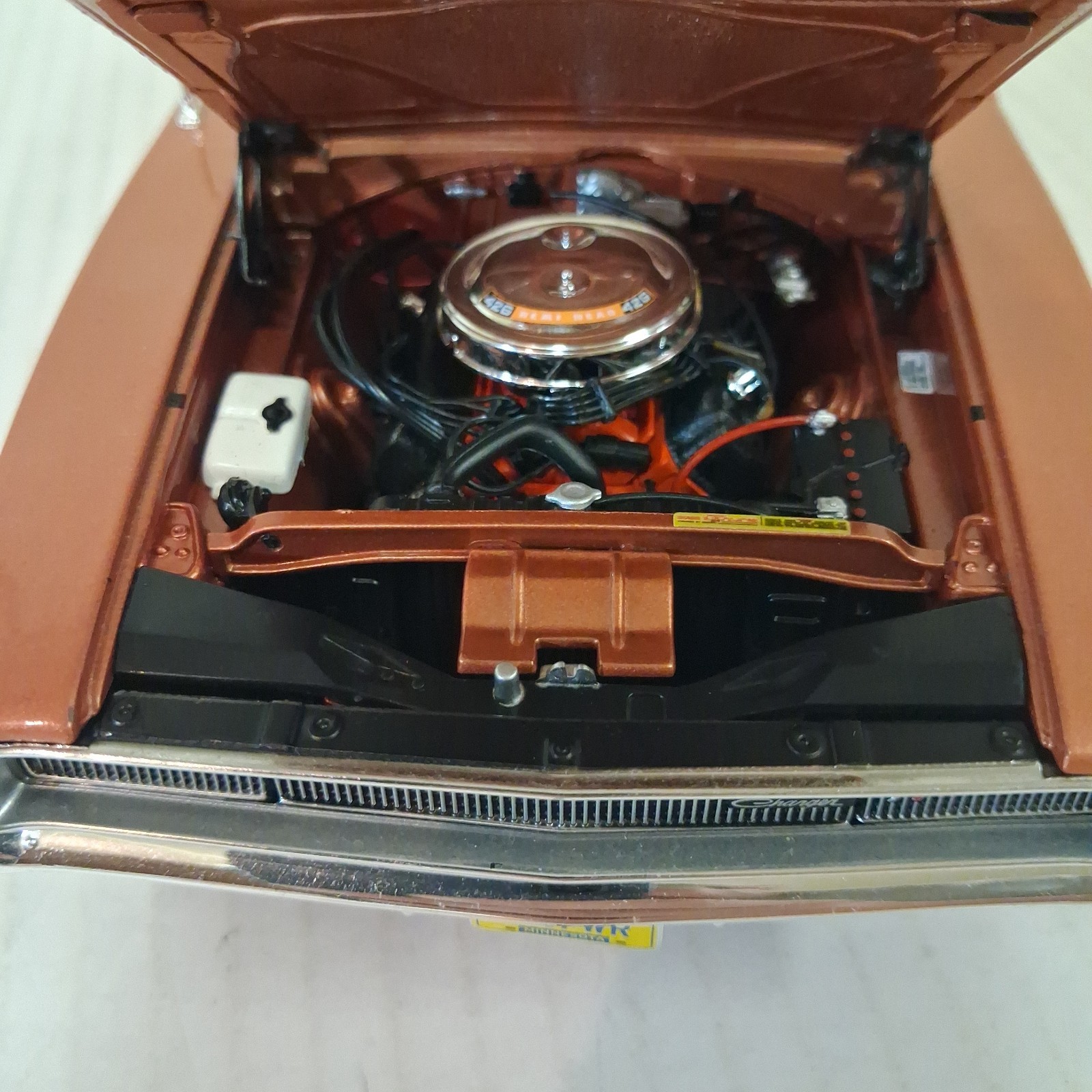 AUTO WORLD 1/18 Diecast BRONZE 1968 DODGE CHARGER R/T SPECIAL 1 OF 1002 Copper