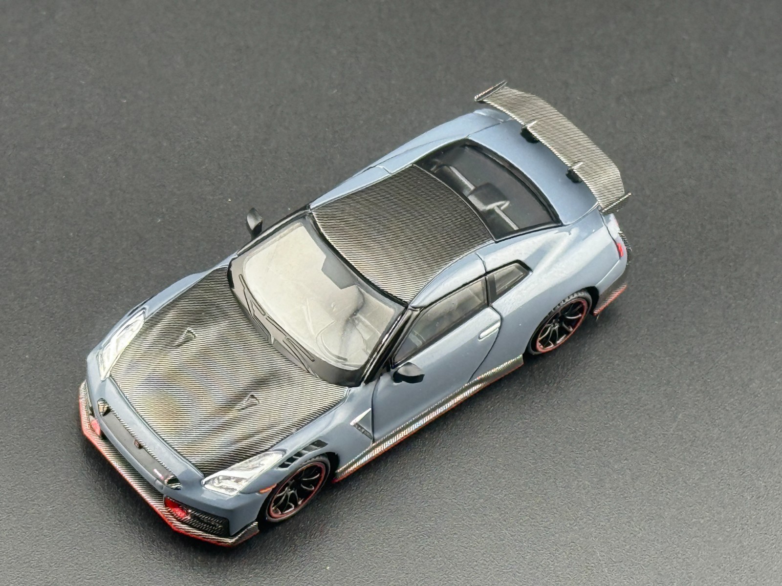 Mini GT Nissan GT-R Nismo 2024 NISMO – Stealth Gray #868 1/64