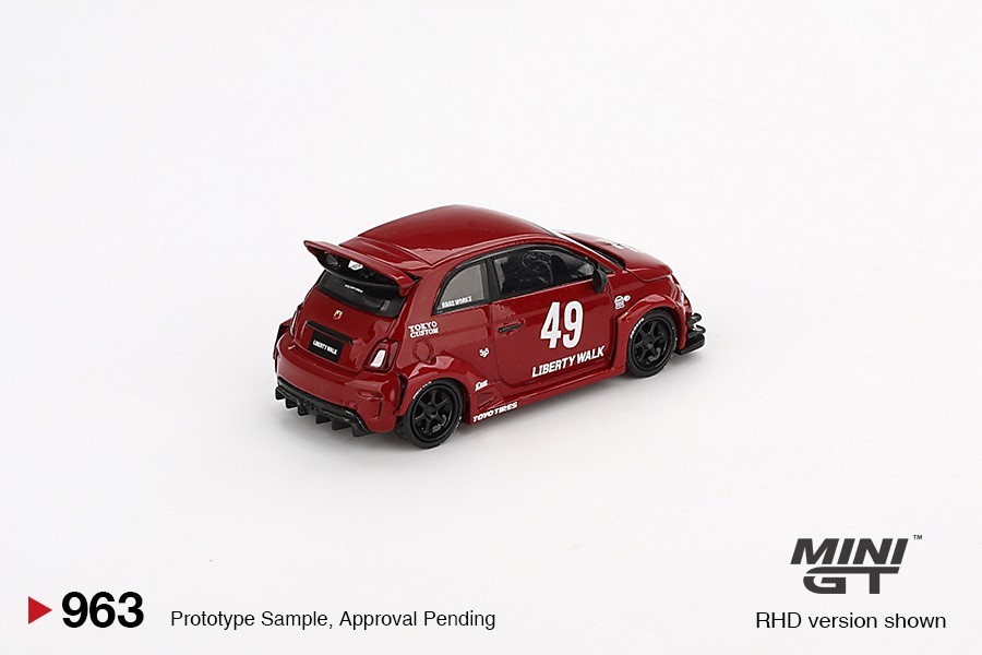 Mini GT 1:64 LB-WORKS x Abas Works ABARTH 595 Red #963