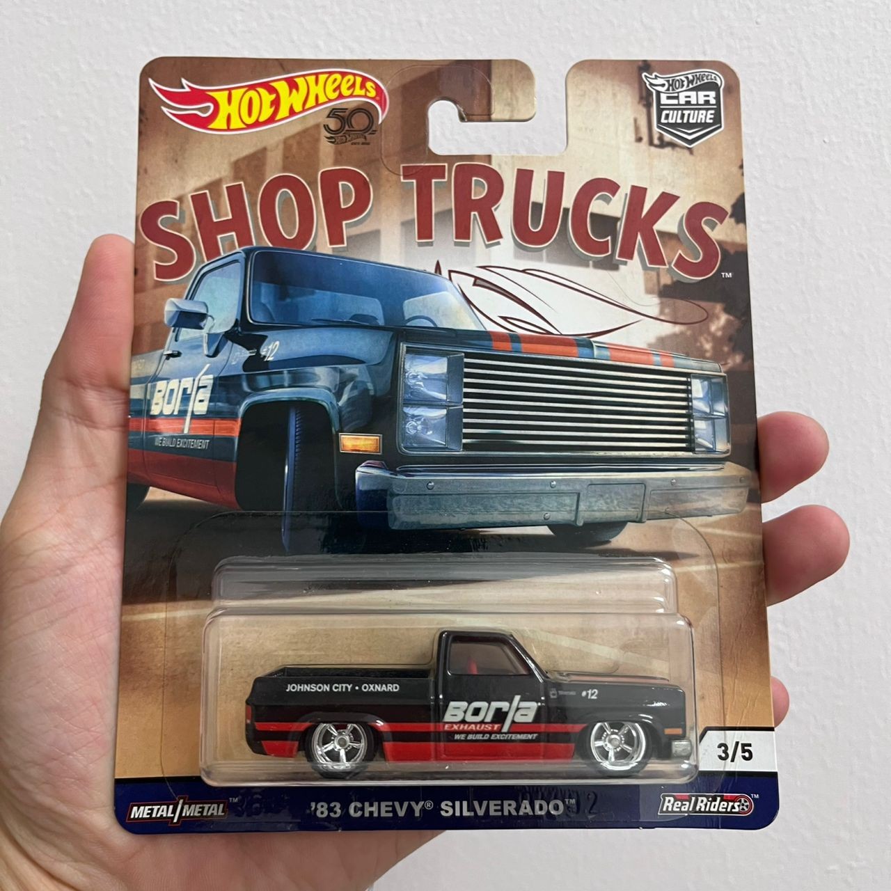 Hot Wheels 2018 Shop Trucks Set of 5 – ’62 Custom Chevy & ’83 Silverado Borja