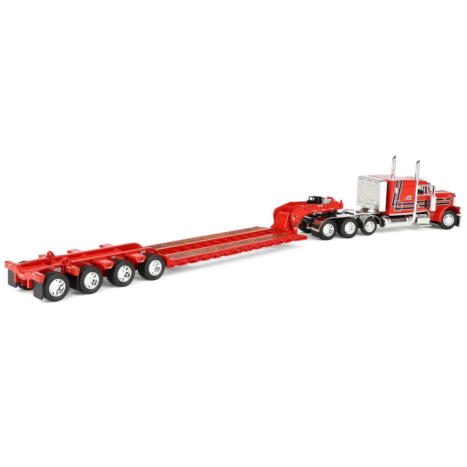 1/64 Peterbilt 379 Semi with Fontaine Magnitude Lowboy Trailer, DCP, 60-2355