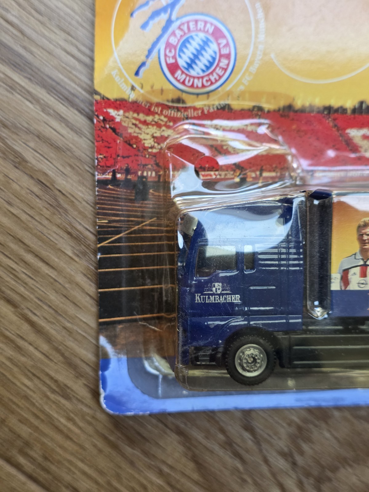 Model Truck MAN LKW Kulmbacher FC Bayern Munich Mint On Card