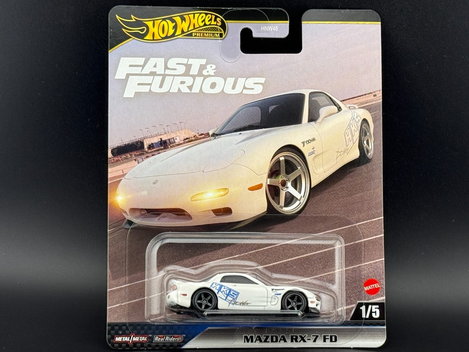 Hot Wheels Mazda RX7 FD HKS Fast and Furious HNW46-956K 1/64