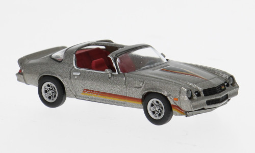BREKINA 1980 CHEVROLET CAMARO Z28 T-TOP GRAY HO 1/87 PLASTIC