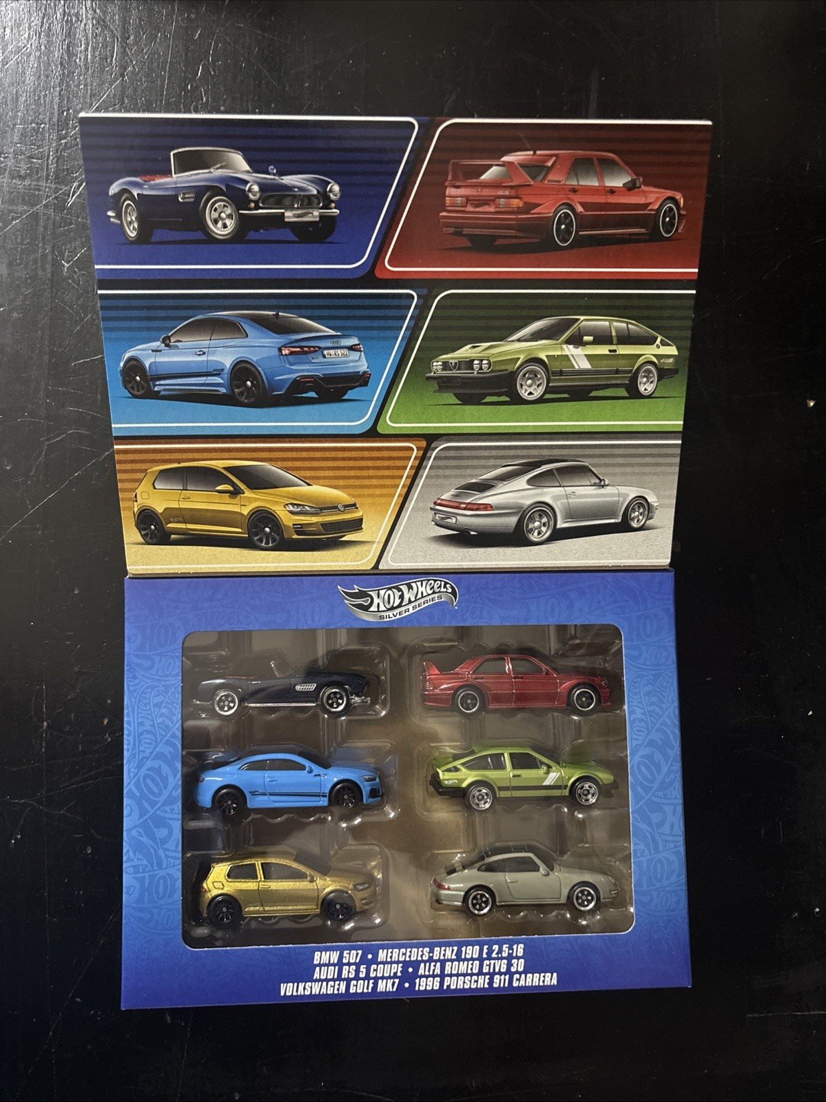 1:64 Scale Die-Cast Toy Cars Set of 6 European Vehicles