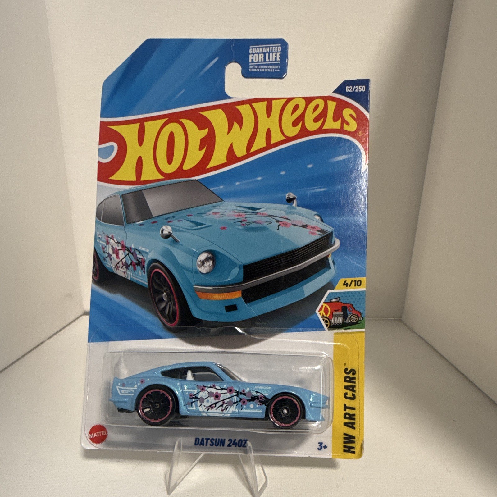 Hot Wheels HW Art Cars Datsun Datsun 240Z 1:64 Blue Diecast Car 3-4 Years
