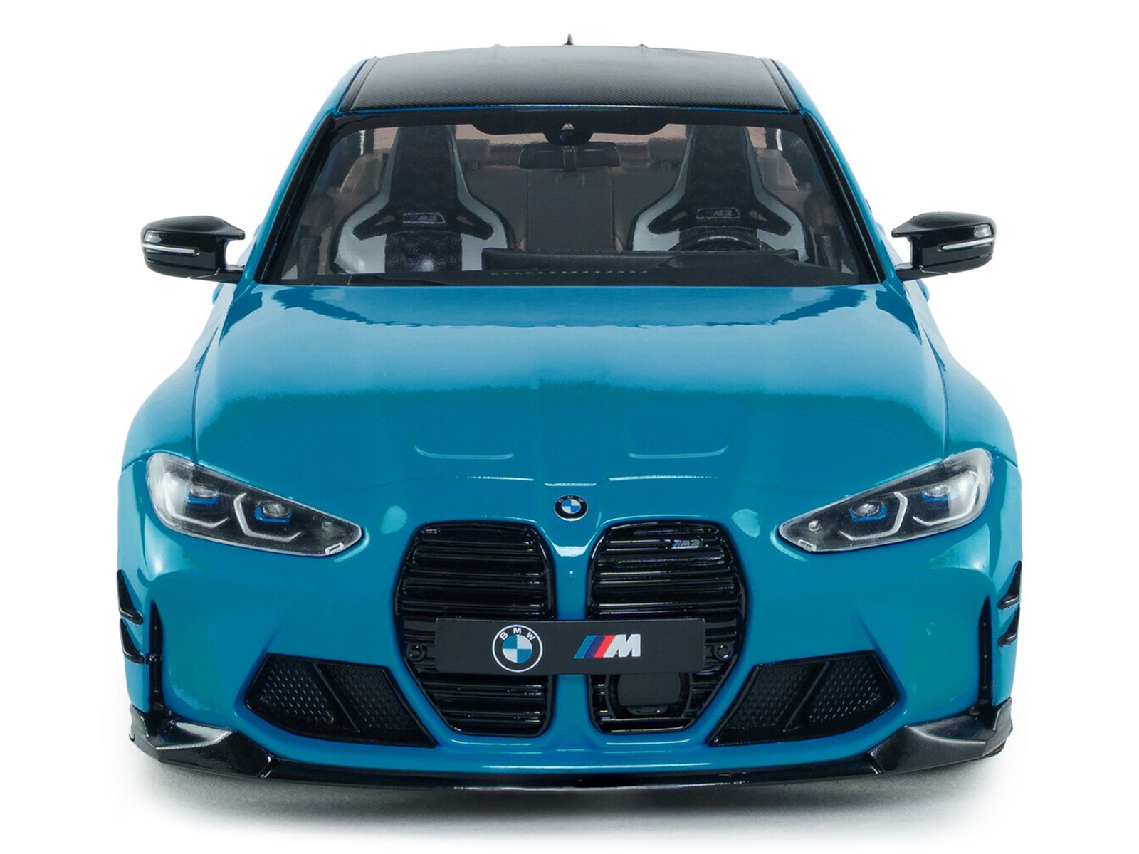2024 BMW M3 COMPETITION DAYTONA BEACH BLUE 1/18 DIECAST MODEL BY SOLIDO S1814303