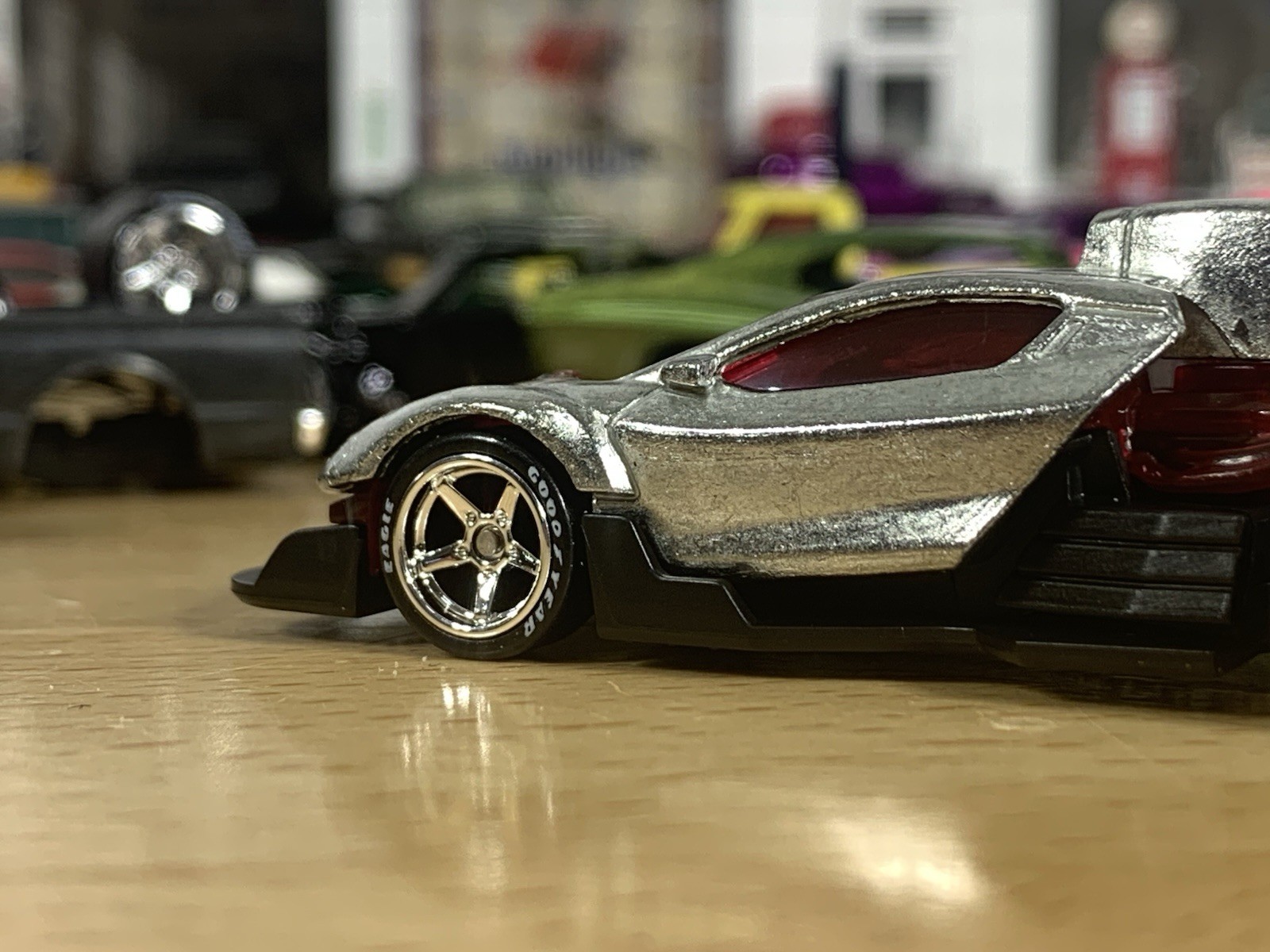 Hot Wheels Punk Rod Zamac Custom Wheel Swap
