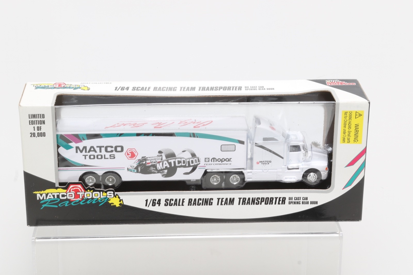 1996 Matco Tools Racing 1:64 Scale Racing Team Transporter Tractor