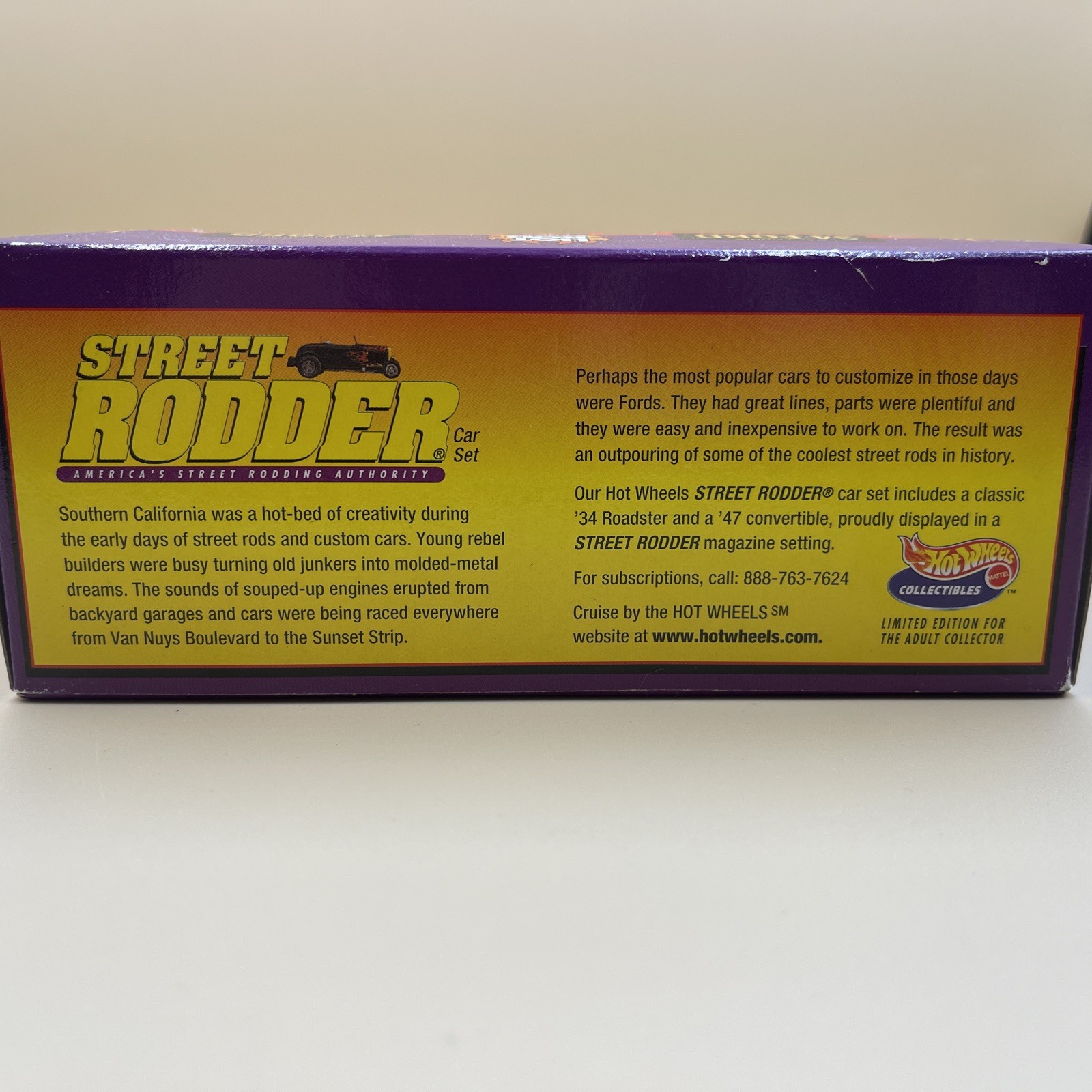 1998 Hot Wheels Street Rodder Hot Rod Series 1, 2 Pack 34 & 47 Ford 1:64.