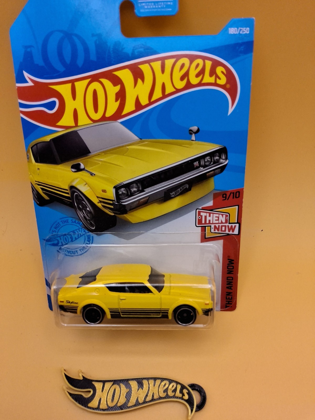 2021 HOT WHEELS NISSAN SKYLINE 2000 GT-R YELLOW THEN & NOW 9/10 🔥58
