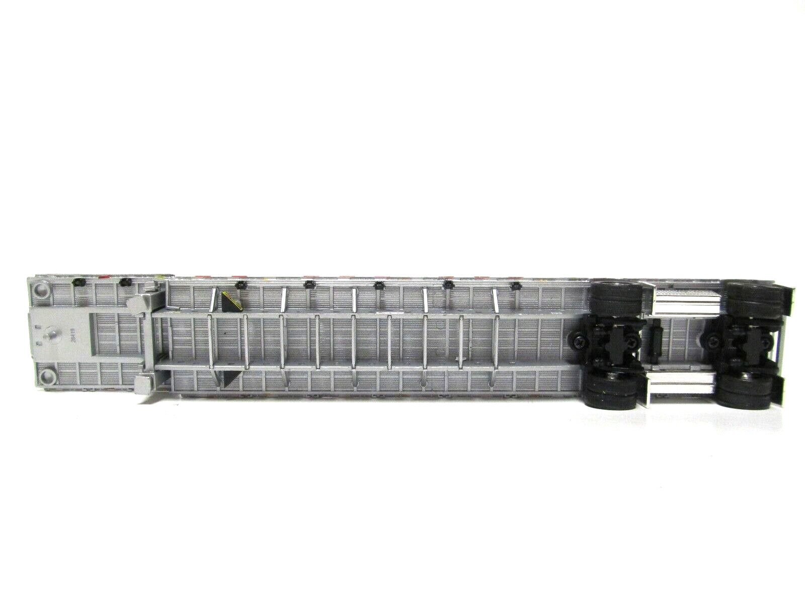 DCP 1/64 SCALE TRANSCRAFT STEP DECK TRAILER SILVER DECK WITH SILVER FRAME