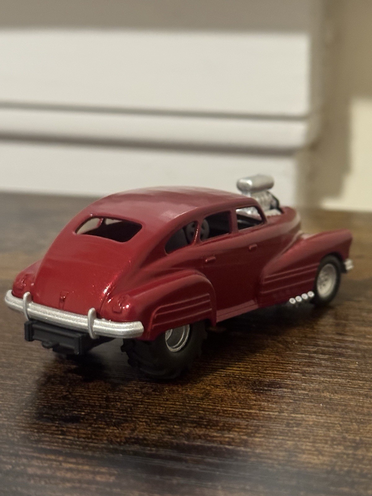 1/64 custom old school hot rod pulling car two wheel drive