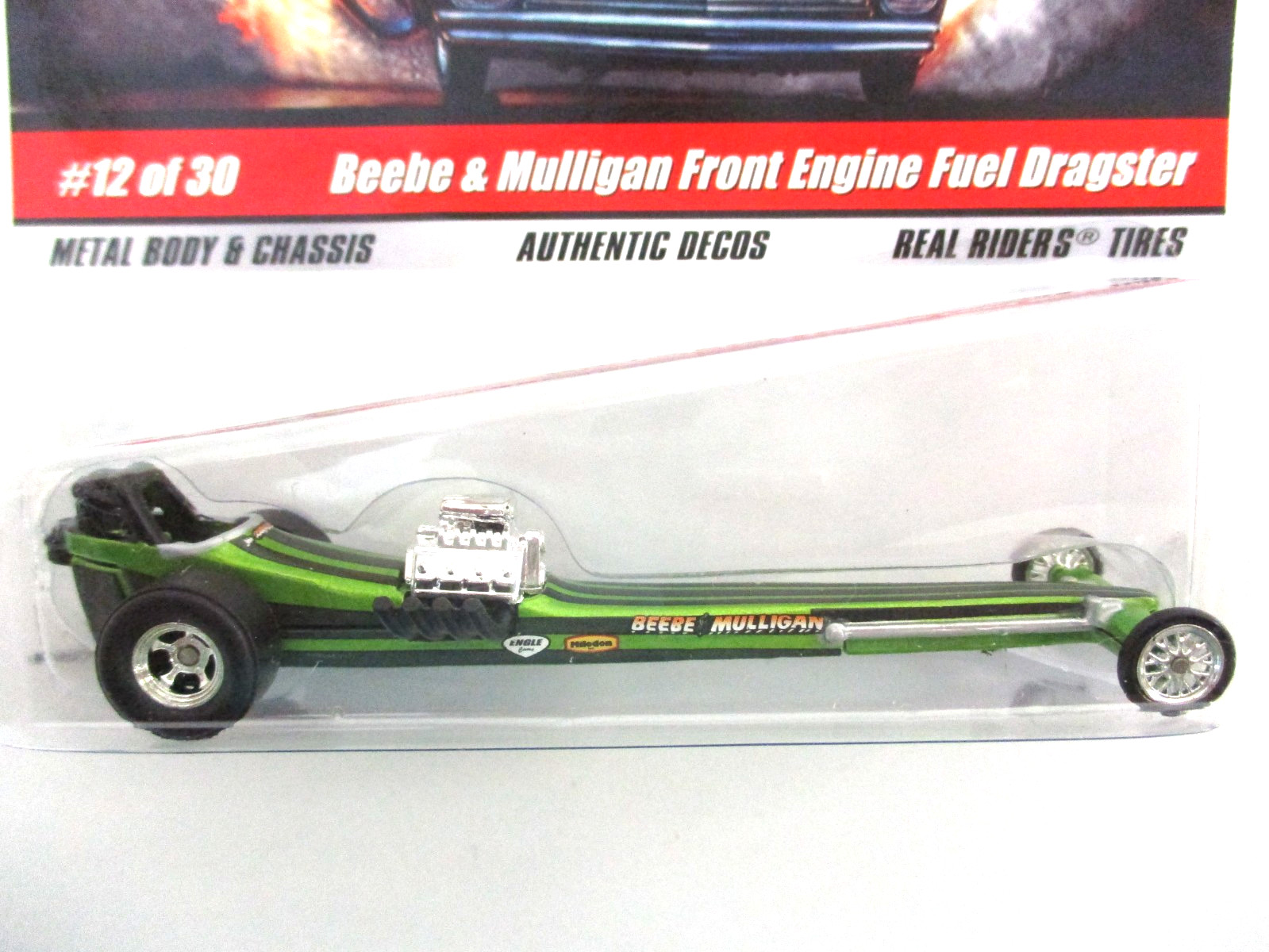 HOT WHEELS – DRAG STRIP DEMONS – BEEBE & MULLIGAN NHRA FRONT ENGINE DRAGSTER